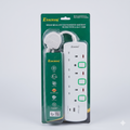 Power strip 3 sockets + charging port