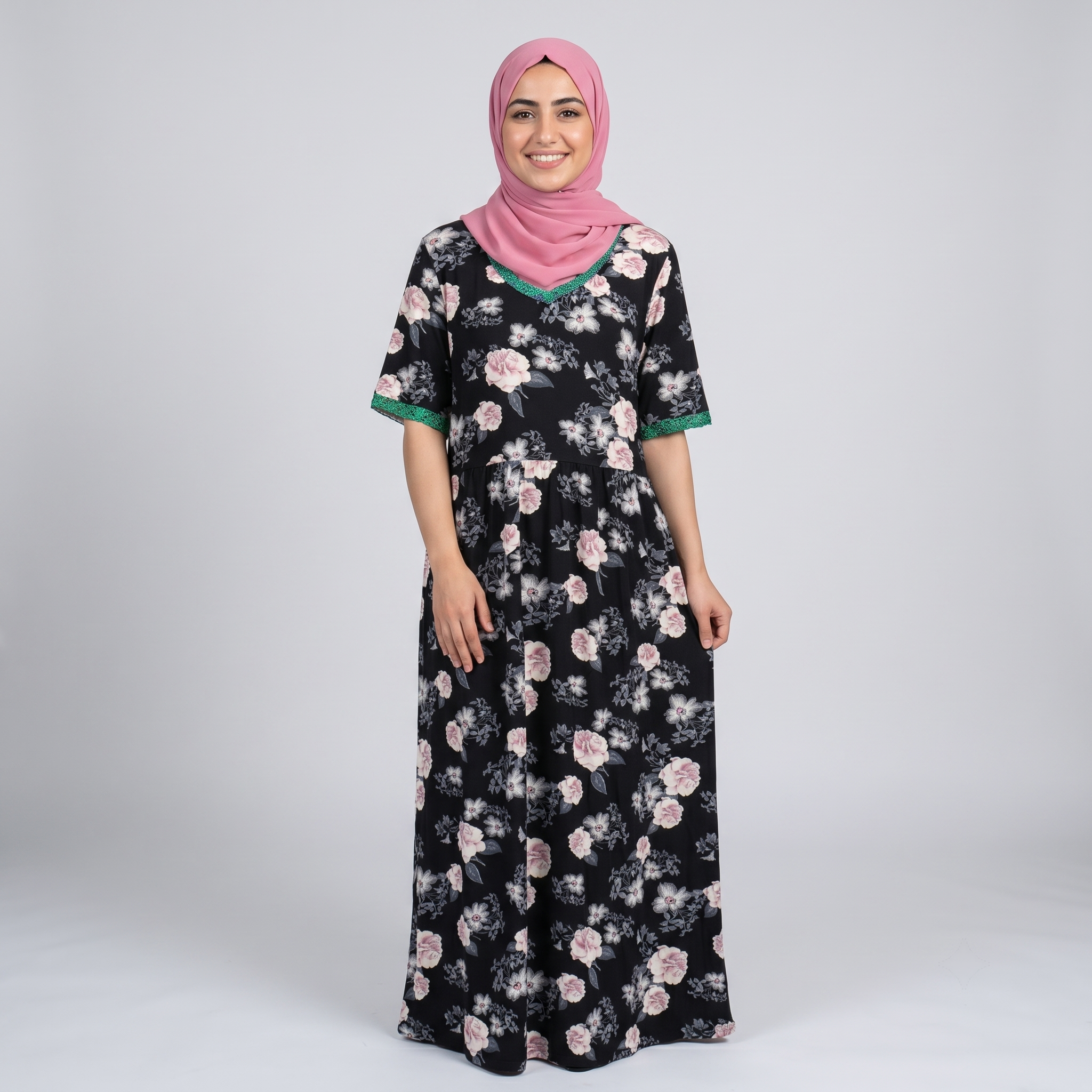 طقم فستان وبنطال نسائي 6250