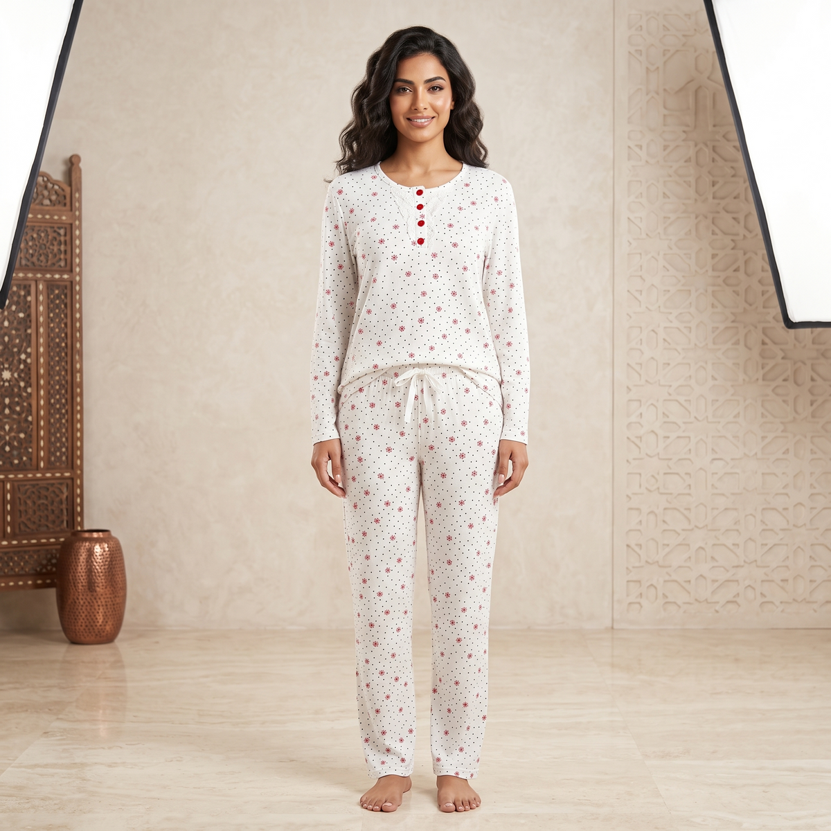 Womens Pajama 2Pcs HM-70504