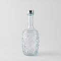 Iranian glass bottles, round/square