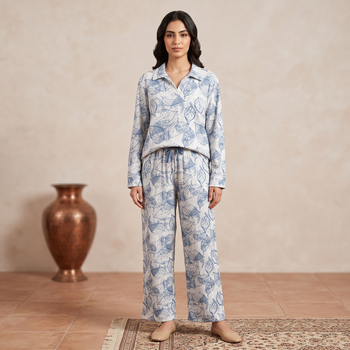 Womens Pyjama 2 Pcs 9136
