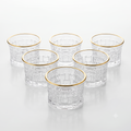 6 Pcs SMB412C-J Gold Line Bowl Set