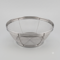 Stainless steel vegetable colander with 24 cm base