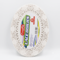 White Oval Lace 30x20cm 100 Excel DBD2180