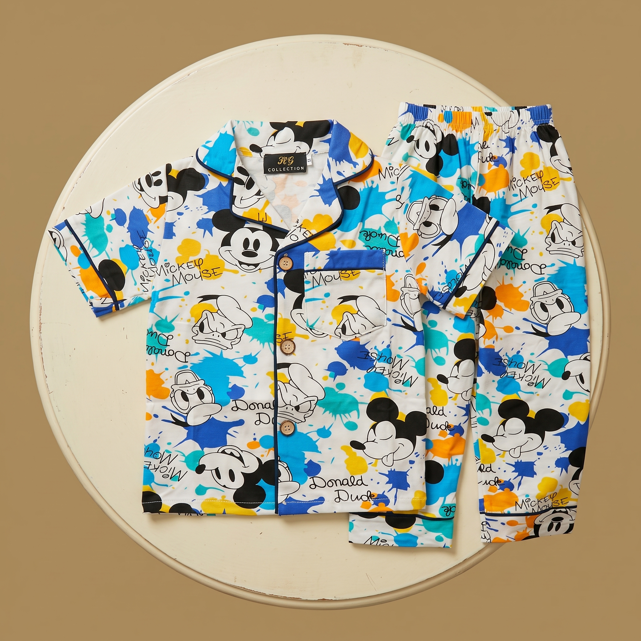 Disney Paint Kids H/S Pajamas