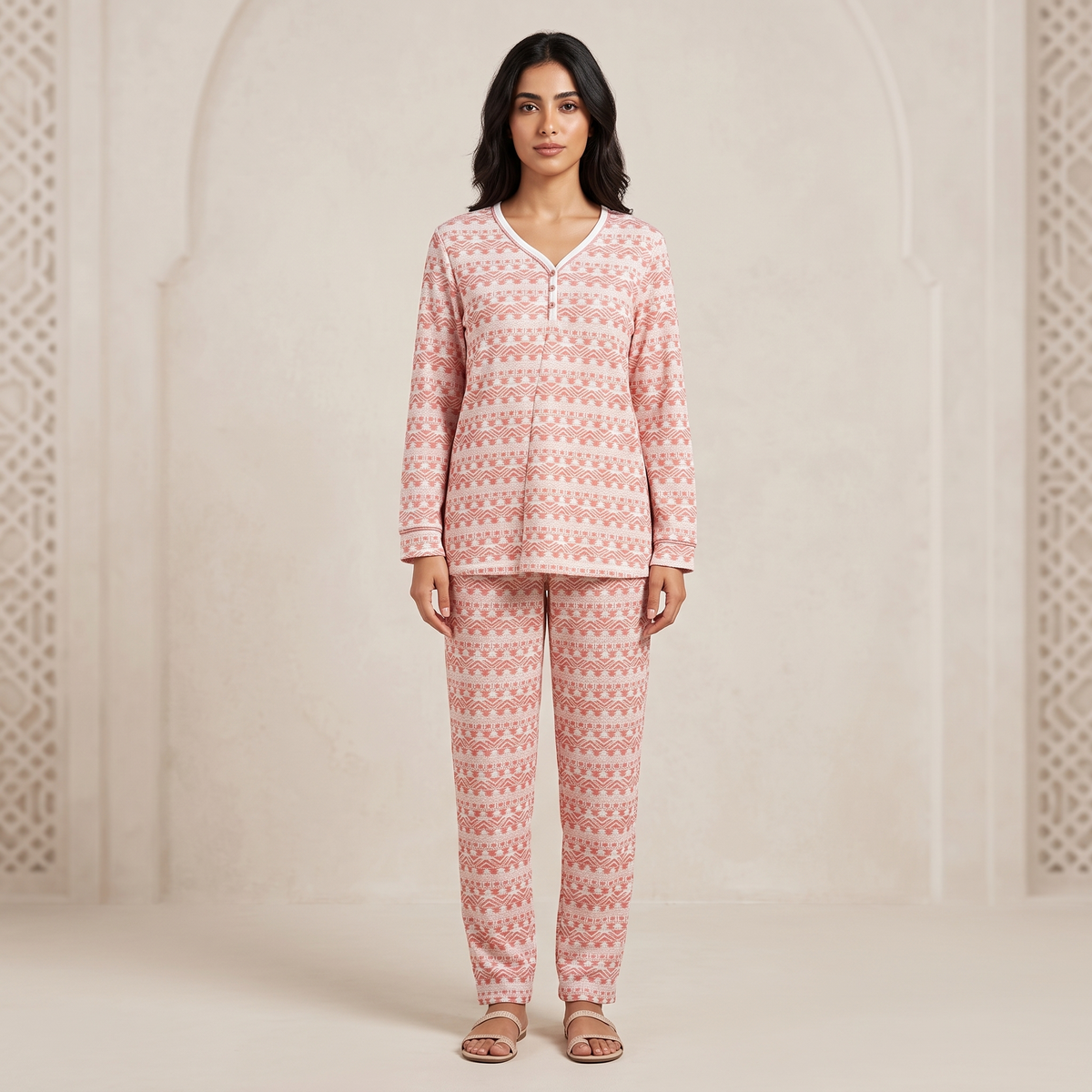 Womens Pajama 2Pcs HM-70541