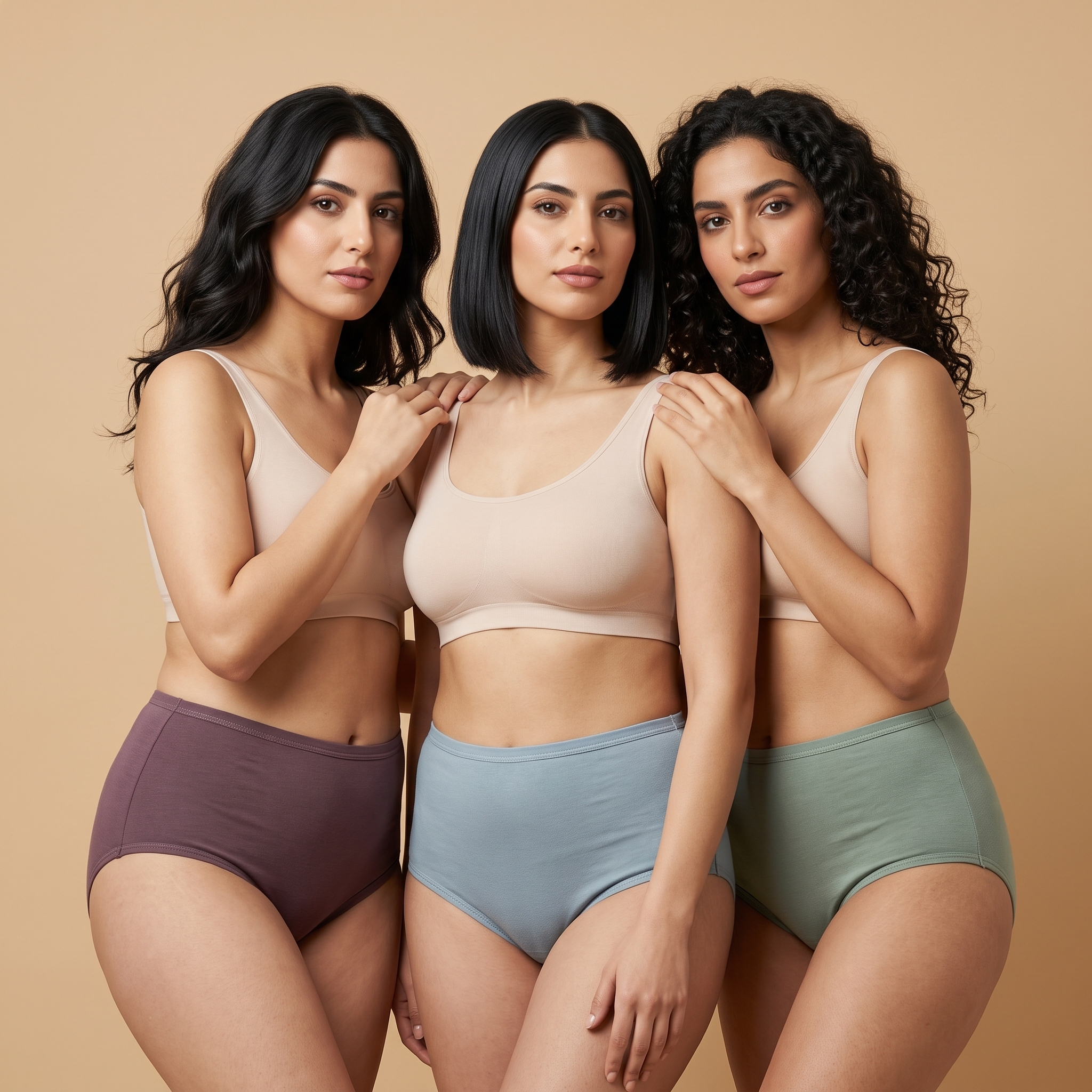 Womens Underwear 3Pcs Set Jumbo 1011-8