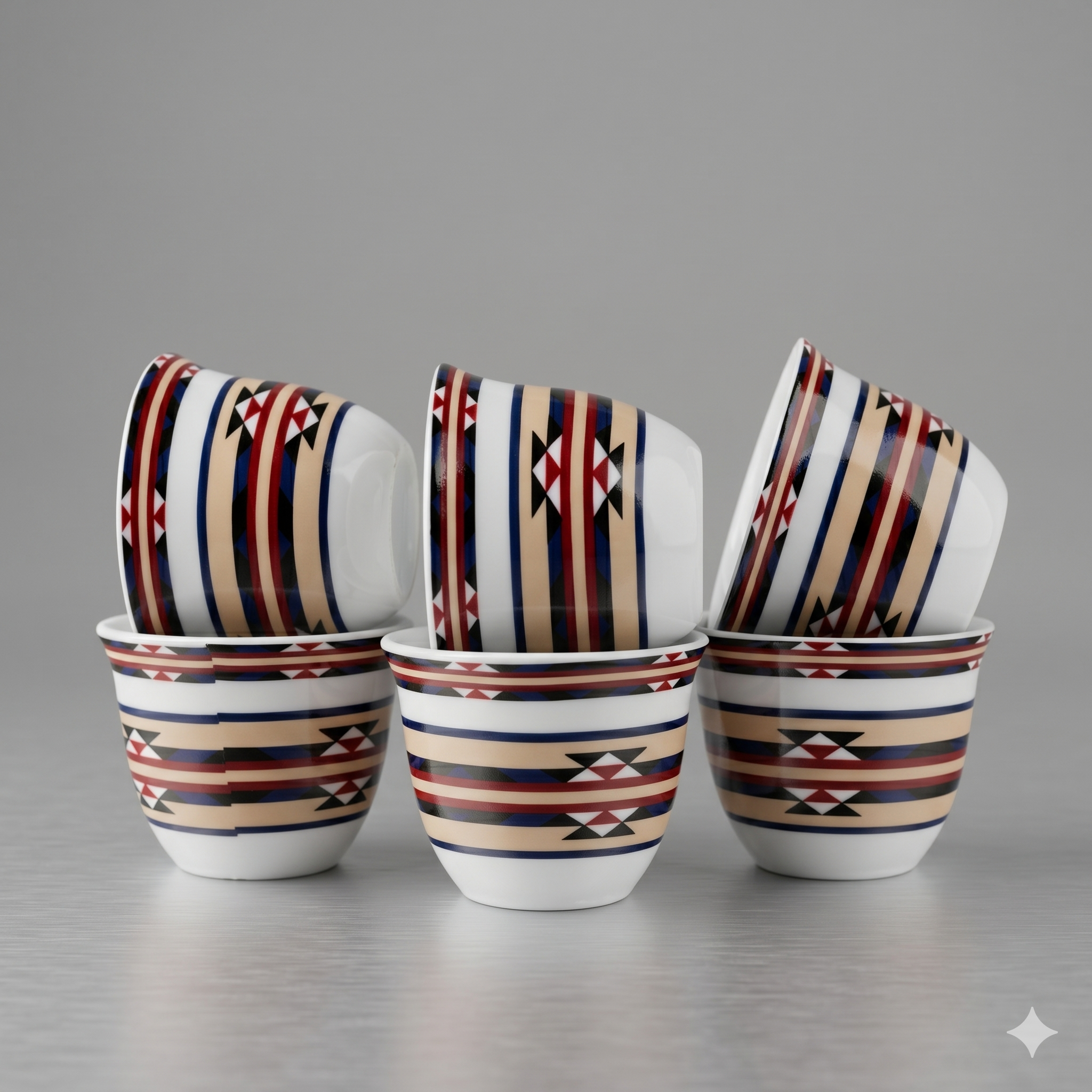 Arabic Porcelain Cup Set