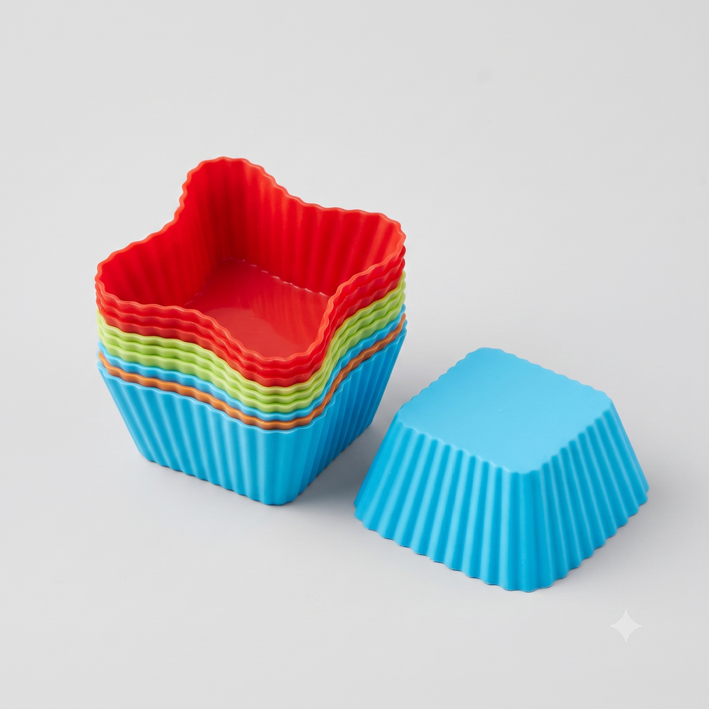 12-Piece Silicone Cupcake Liners