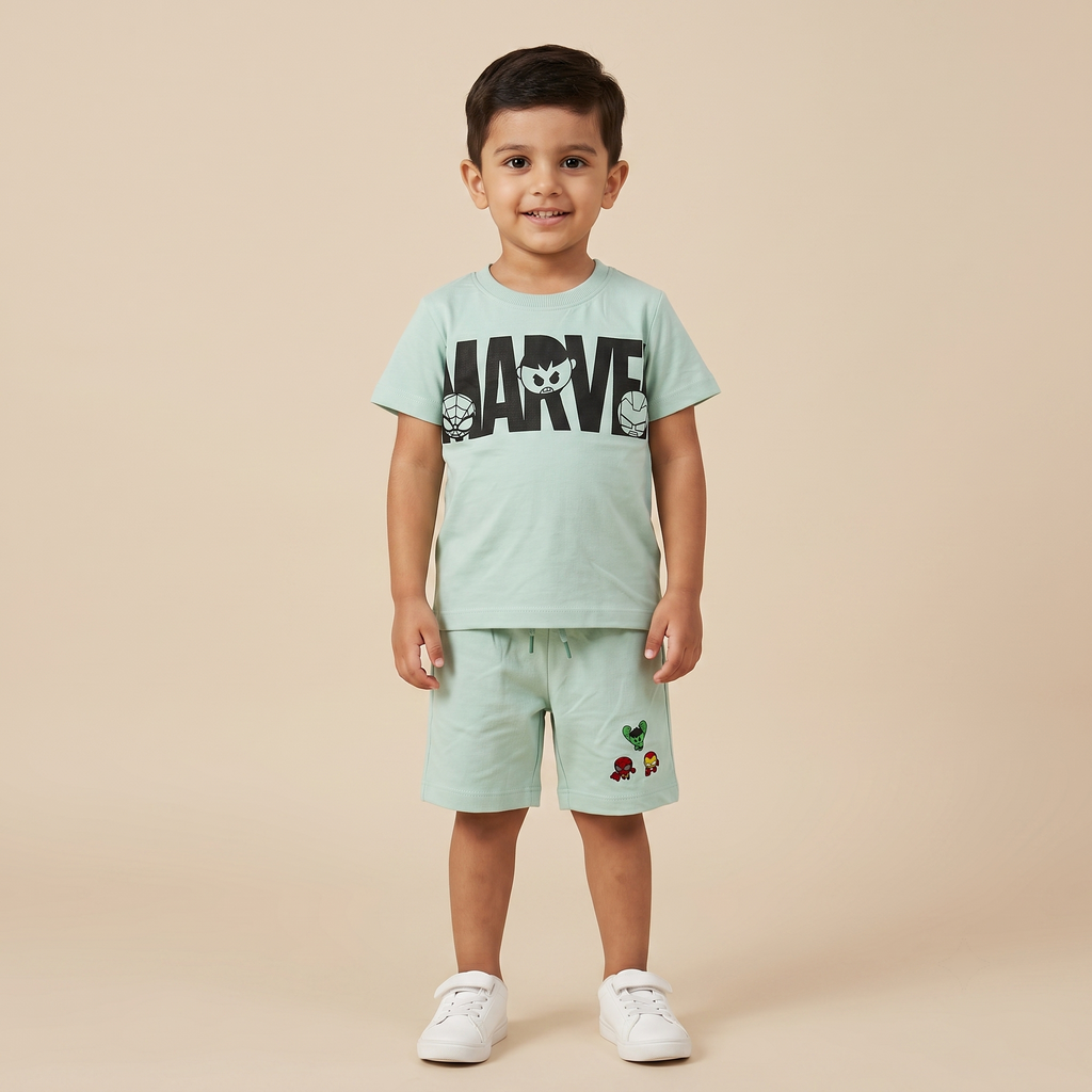Marvel Faces Boys H/S shorts