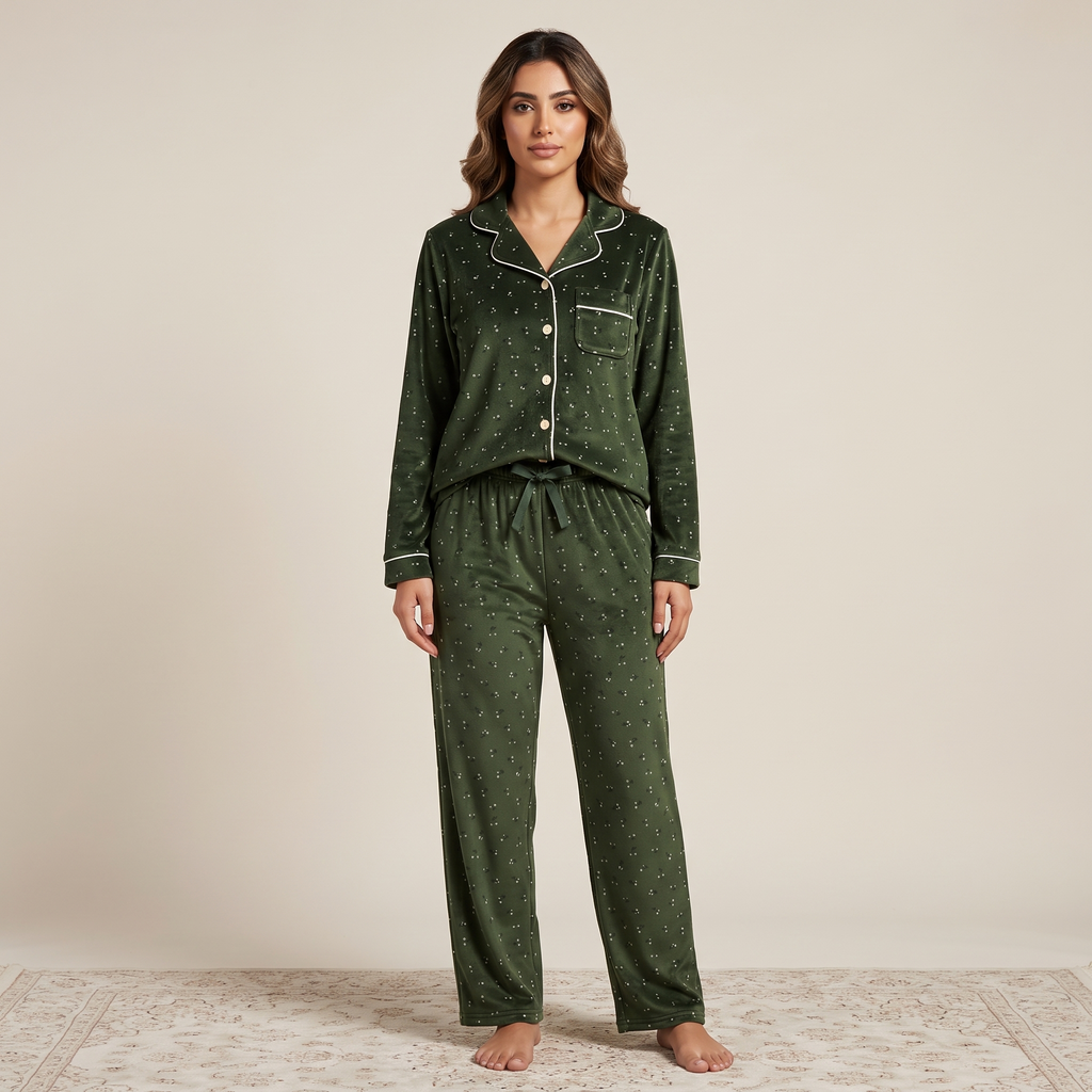 Womens Pyjama 2 Pcs 9111