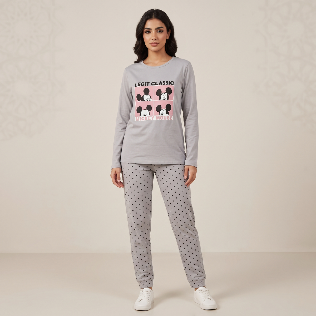 Womens L/S Pajama 2Pcs WB13026
