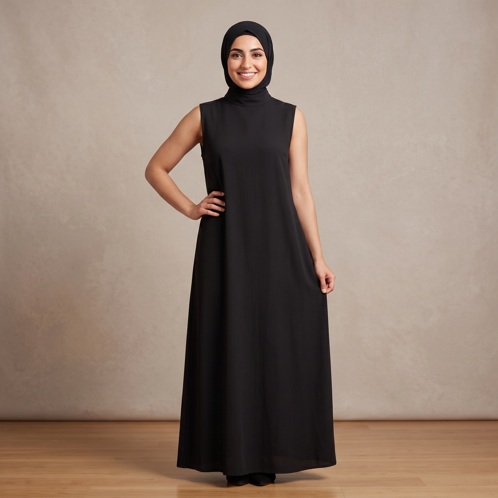 Womens Sleeveless Fustan 541