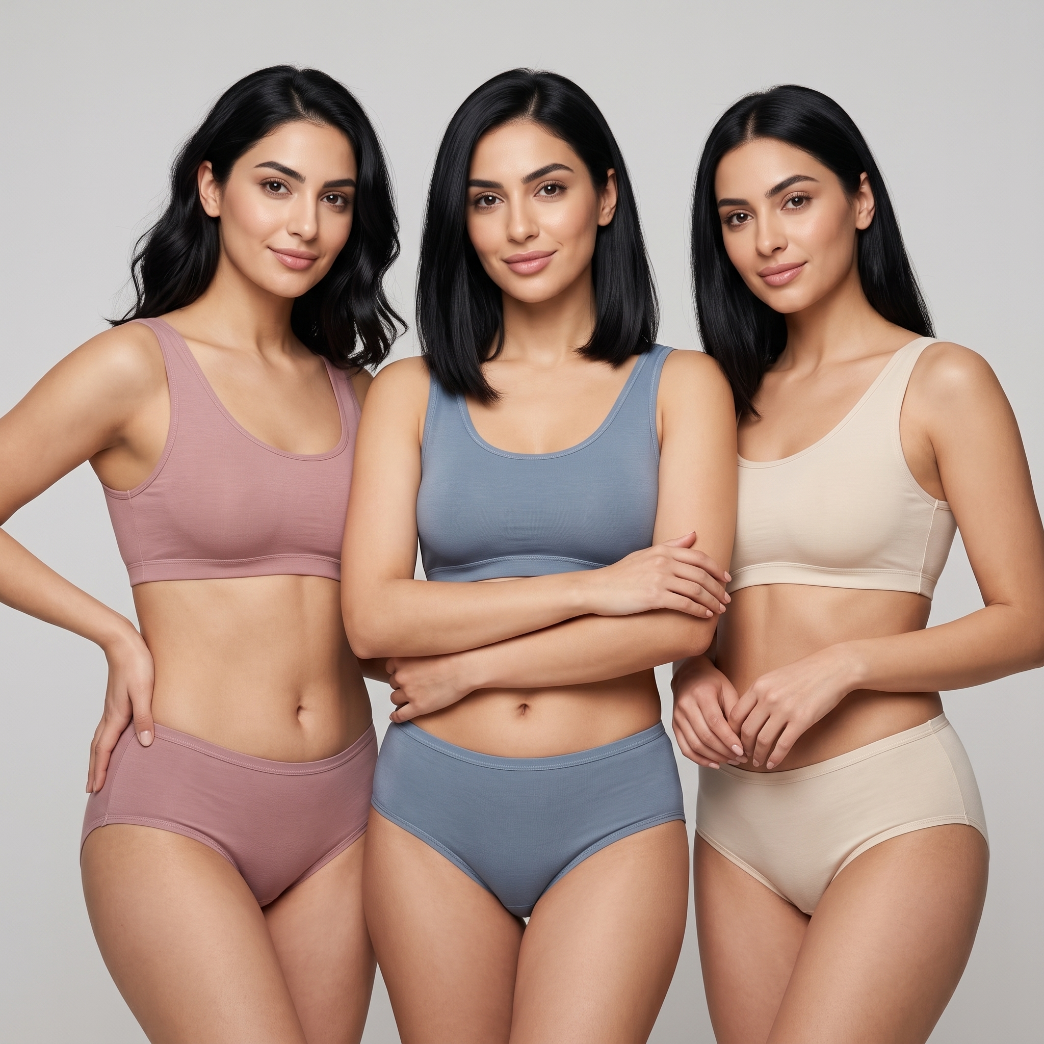 Womens Underwear 3Pcs Set 1010-12