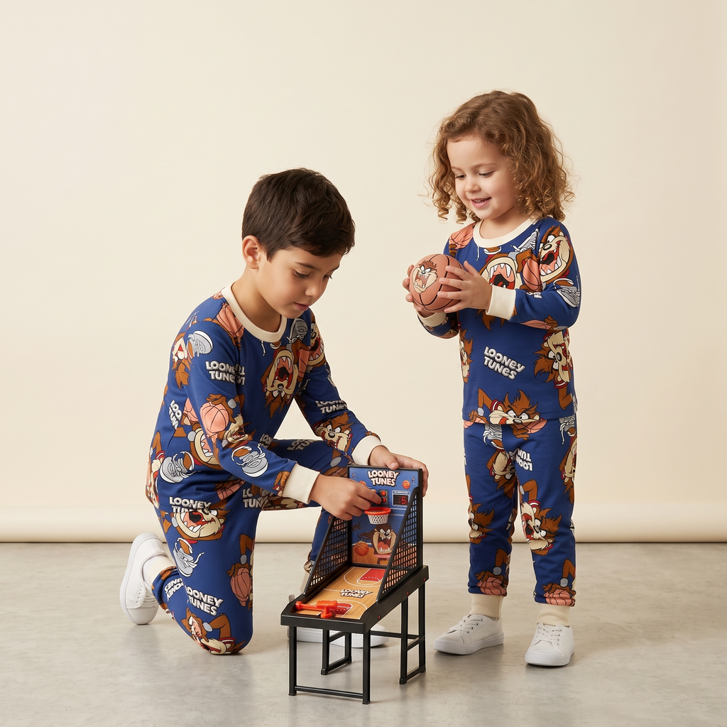 Tazmania Basketball L/S Pajamas