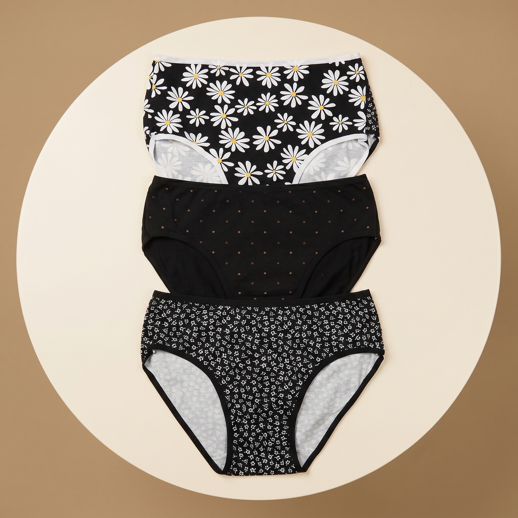 Womens Underwear 3Pcs Set 1010-2