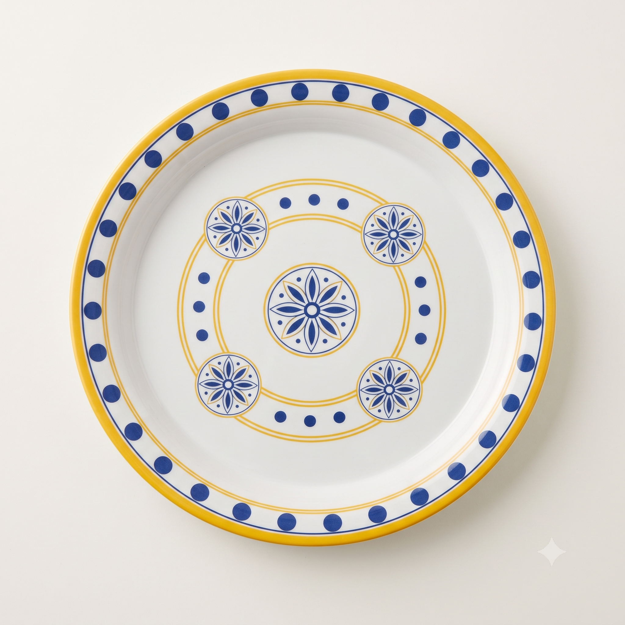 صينيه ميلامين ابونقطه tray 35cm melamin dot 11706