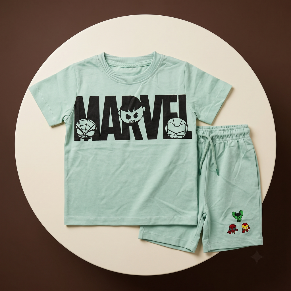 Marvel Faces Boys H/S shorts