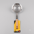 Stainless steel ladle with wooden handle 14 cm