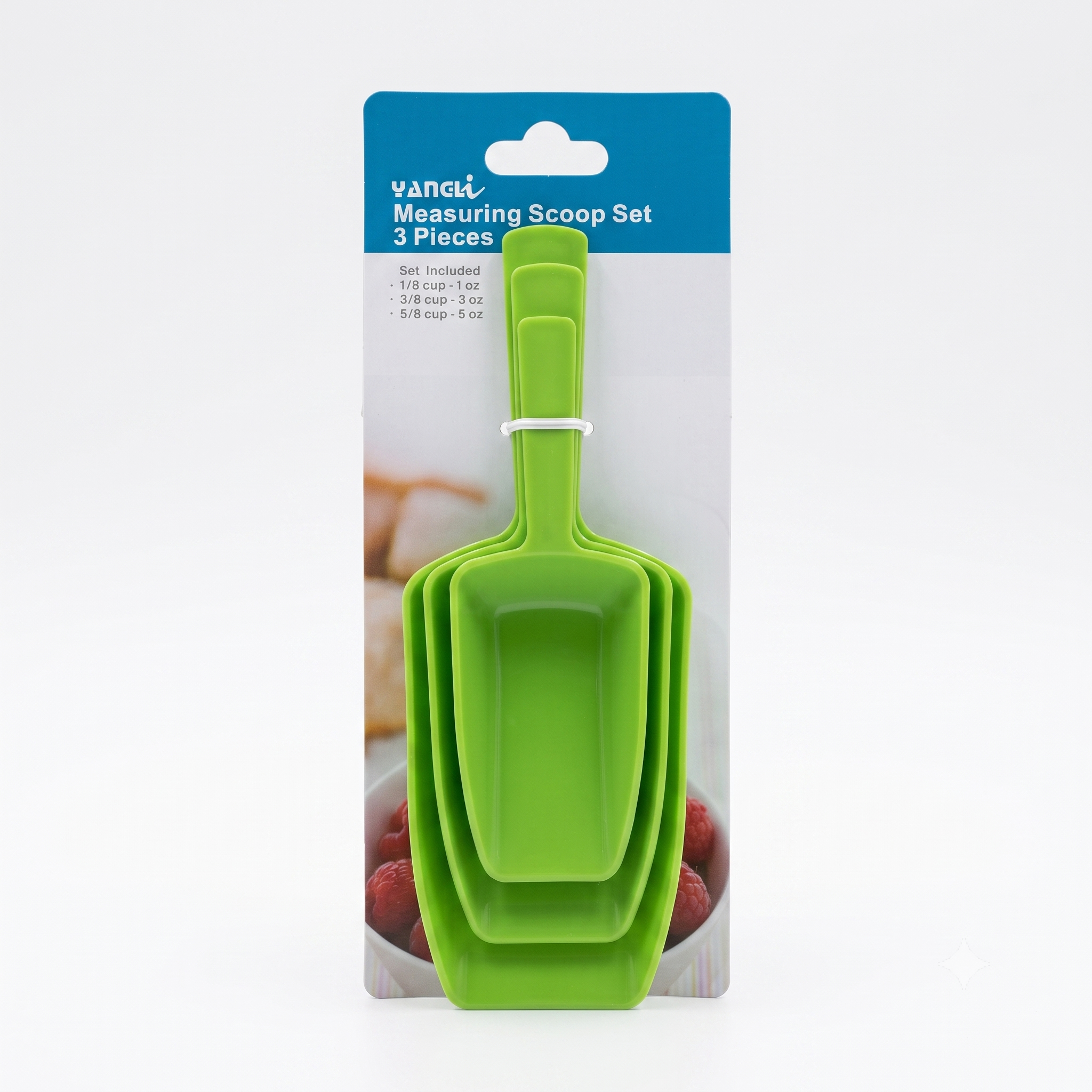 100223Plastic measuring spoons