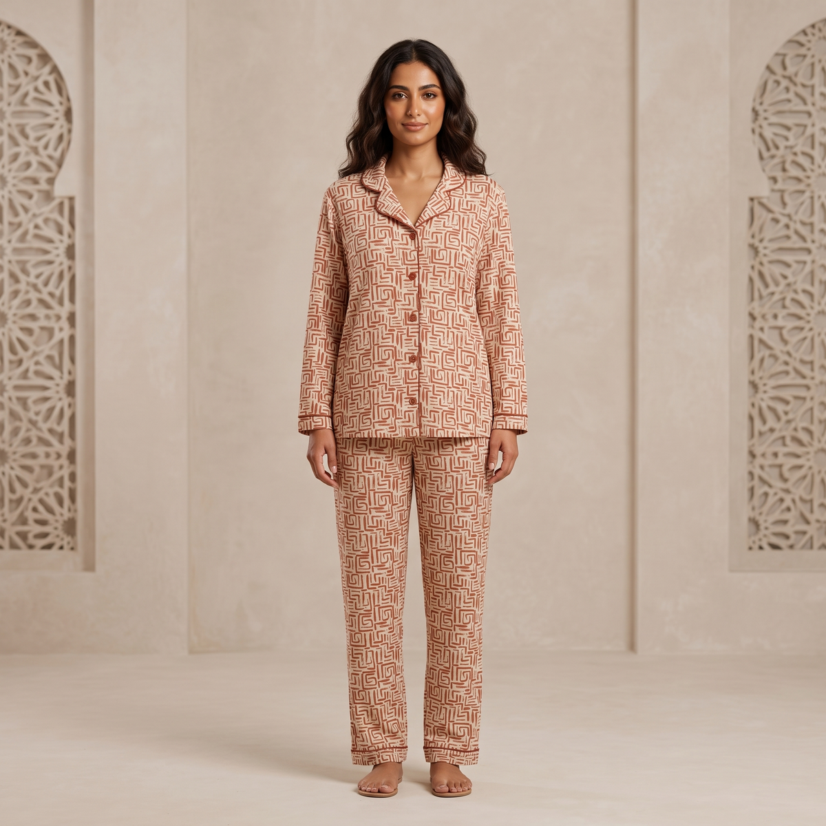 Womens Pyjama 2 Pcs 9177