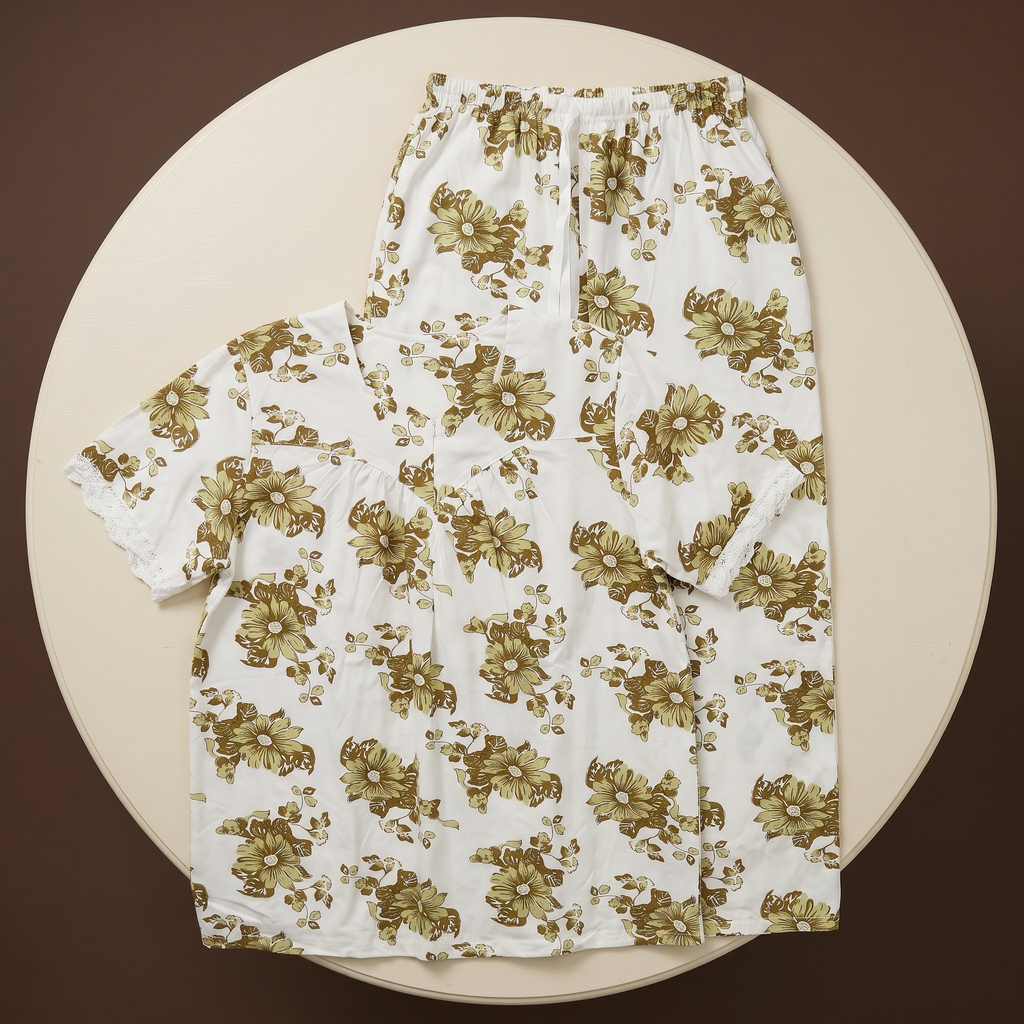 Womens Cotton Pyjama Set LS-126/J-46
