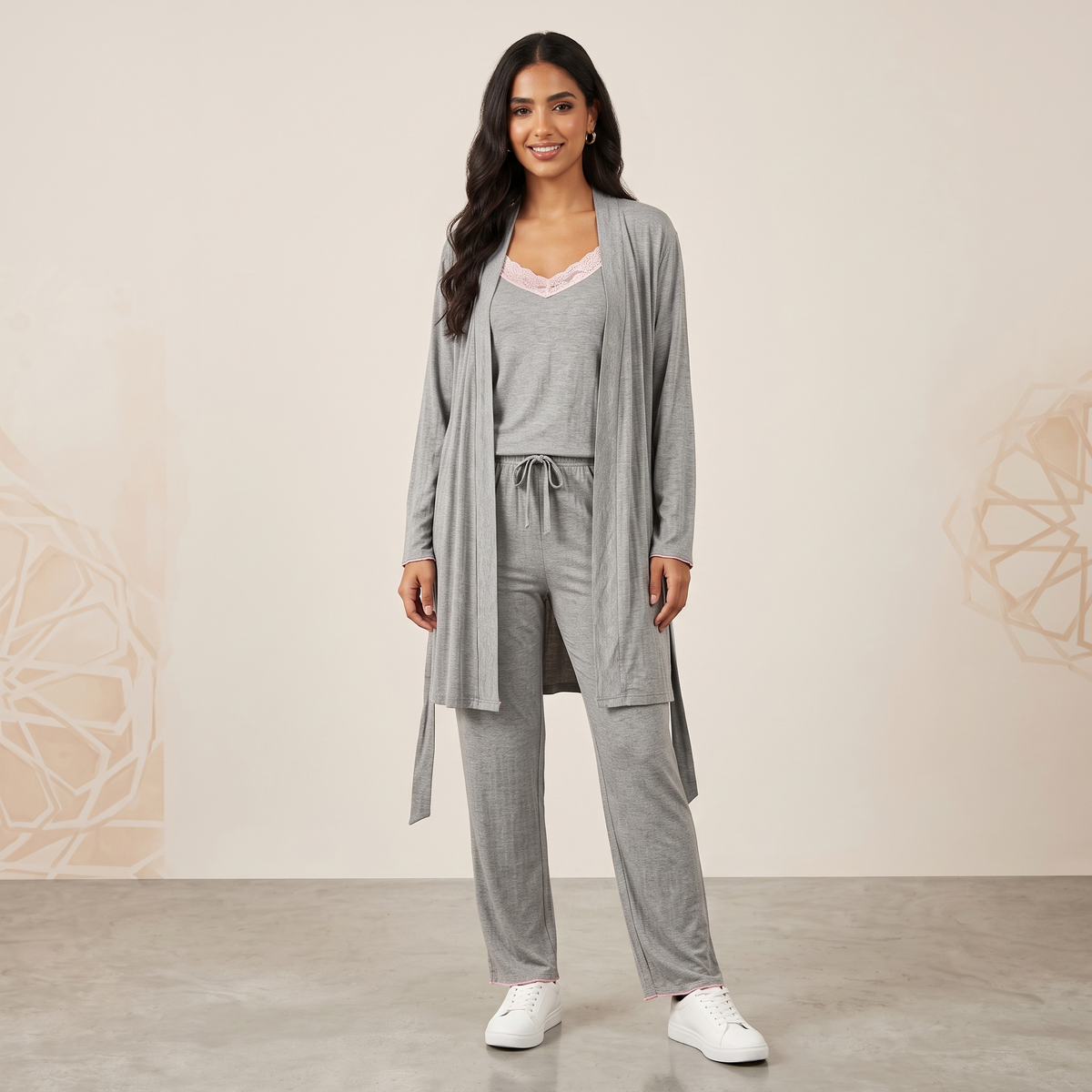 Womens Pajama 3Pcs HM-70513