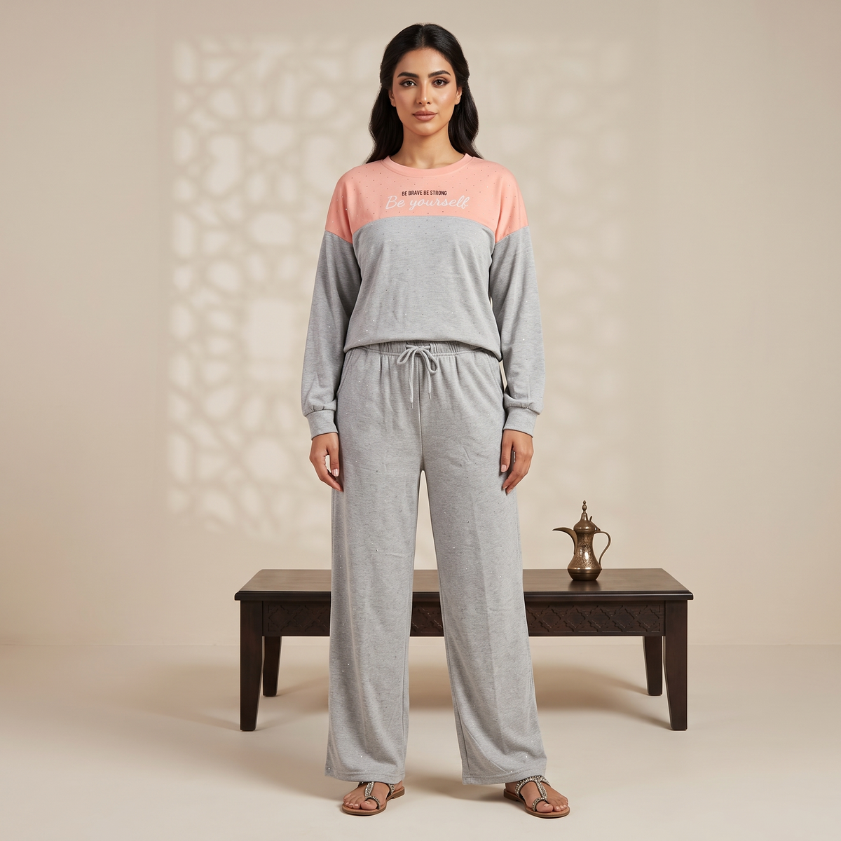 Womens Winter Pajama 2Pcs A25041C