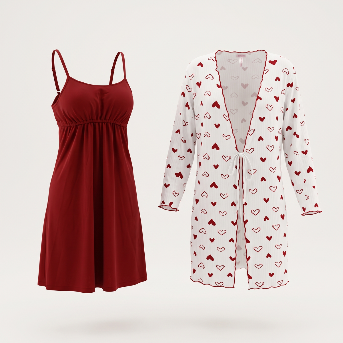 Womens Robe 2Pcs HM-70524