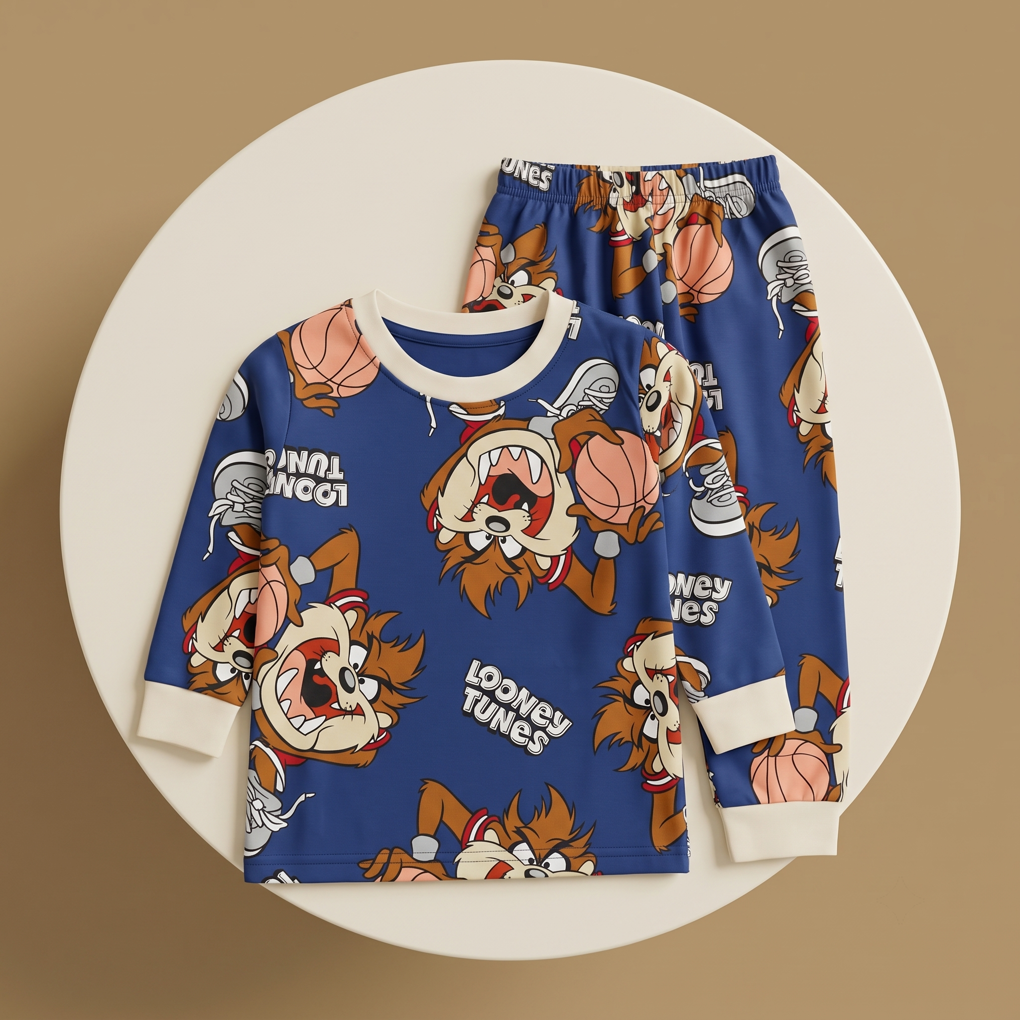 Tazmania Basketball L/S Pajamas