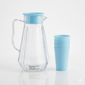 Jug with clear glass