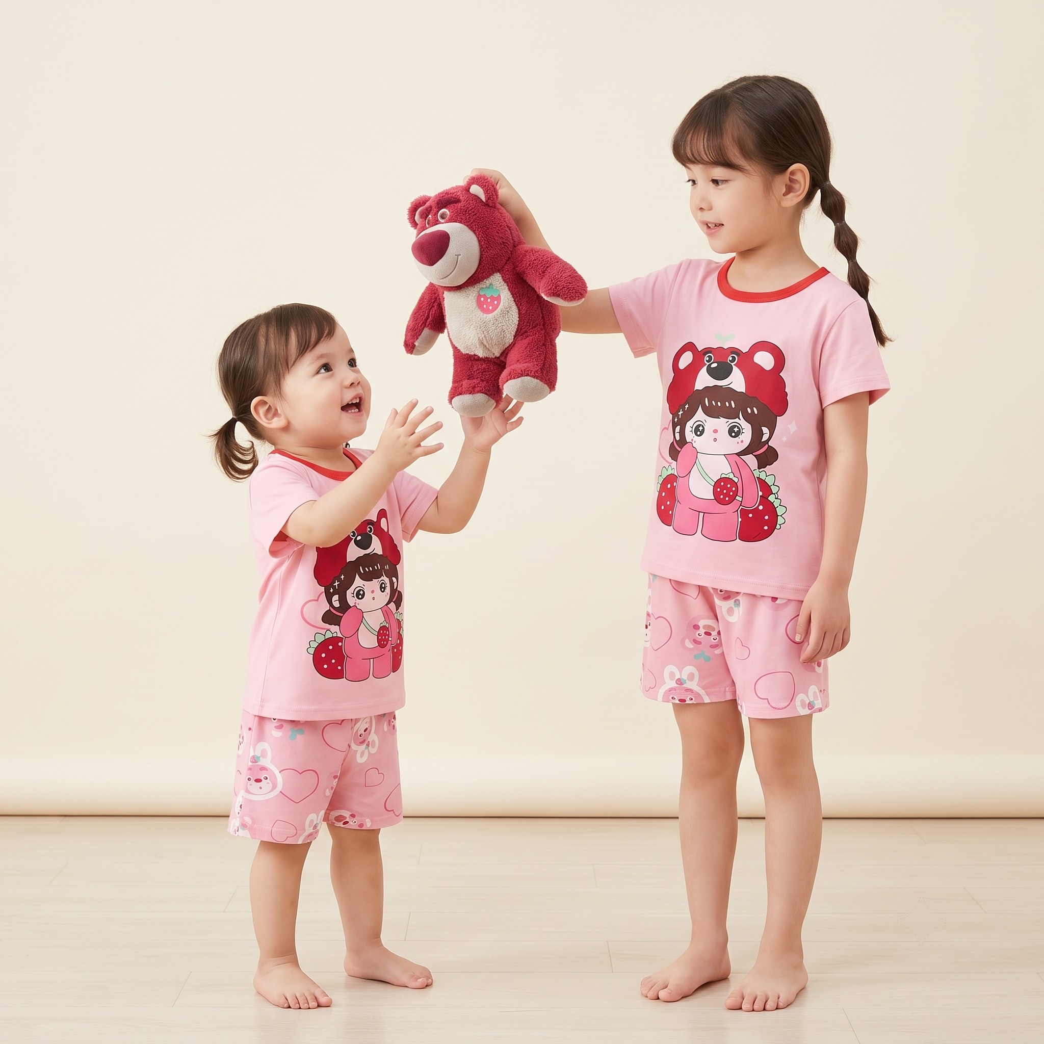Lotso Daisy Strawberry H/S Short Set