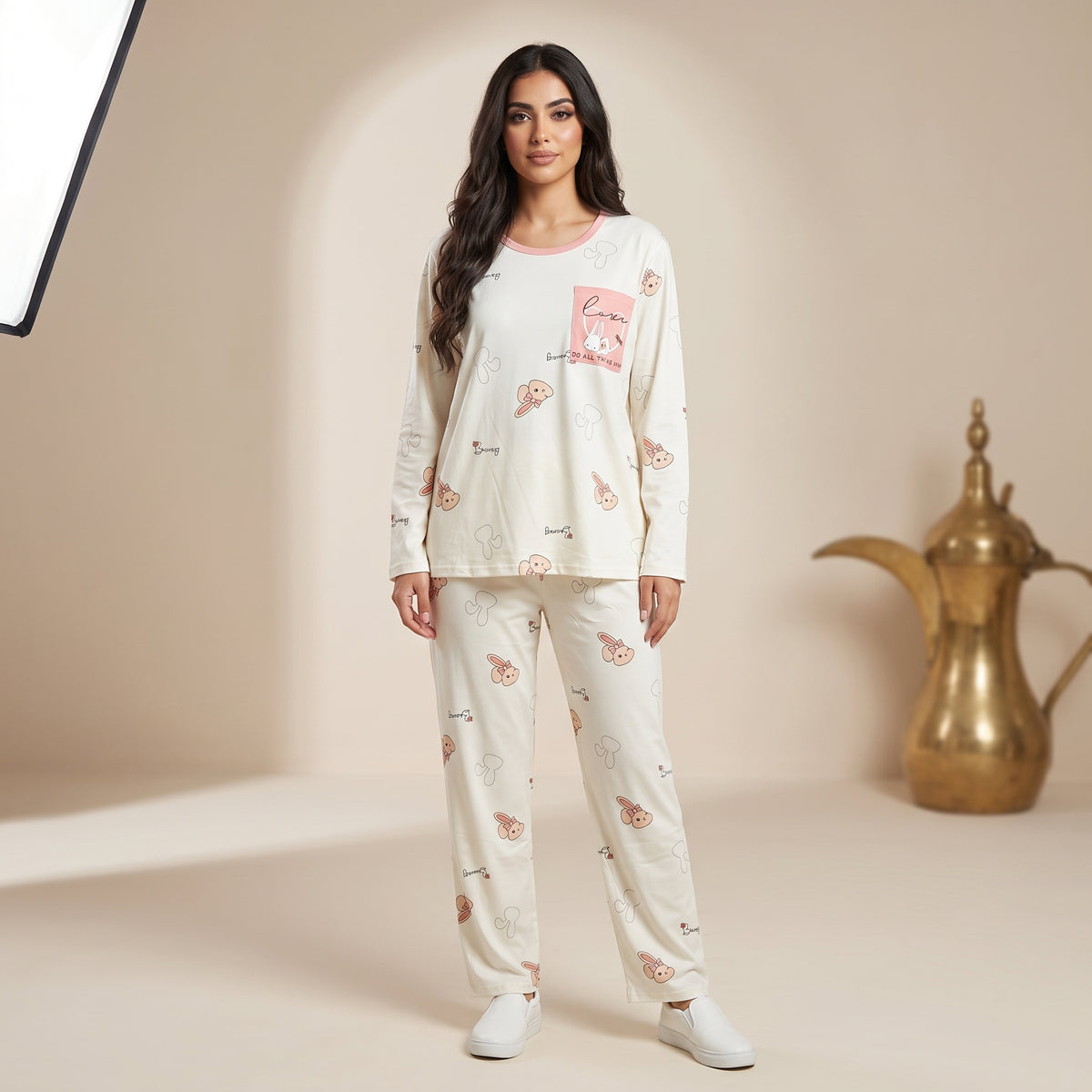 Womens L/S Pajamas 2Pcs 603