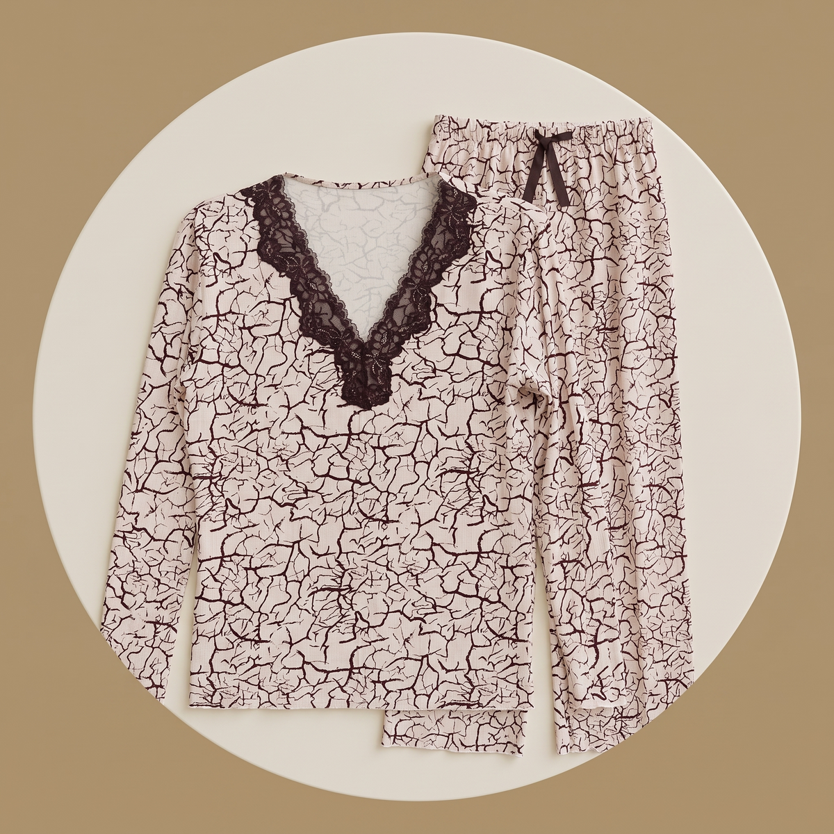 Womens Pyjama 2 Pcs 9143