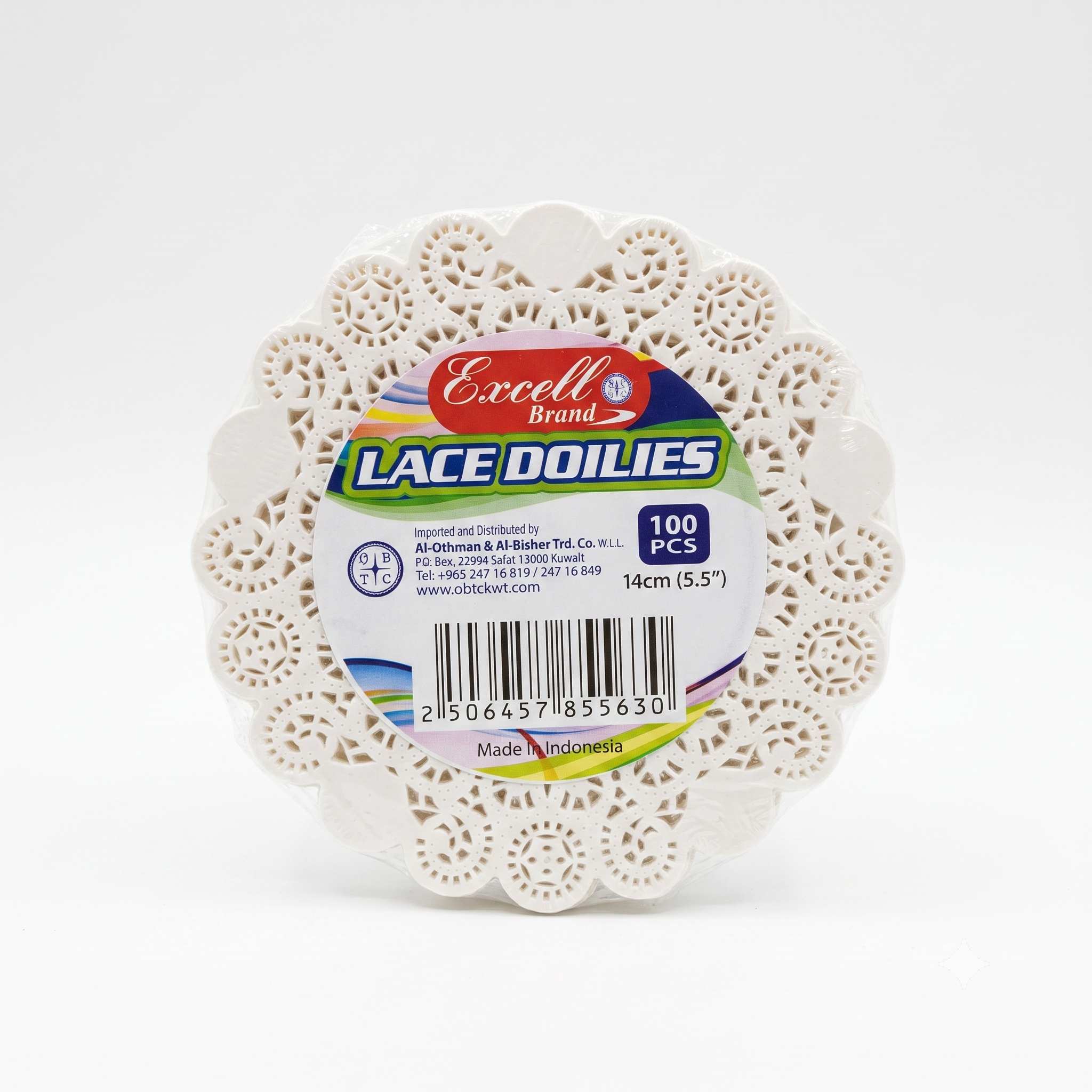 Round Lace Doilies 11.4 cm White 100 ct DBD2140