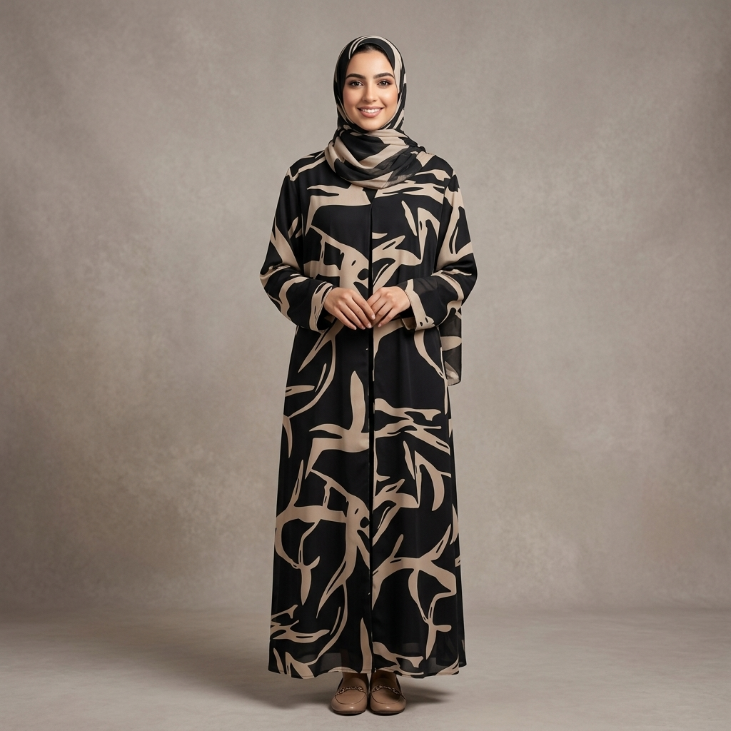 Abaya & Shella 2Pcs 003346-3
