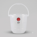 Plastic bucket, transparent, No. 18 3247