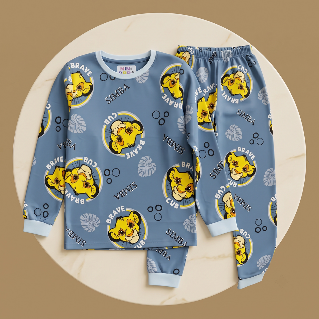 Brave Cub Simba L/S Pajamas
