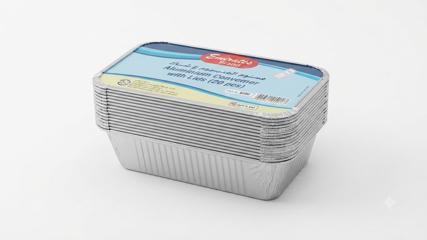 Aluminum pan with a lid DXL2489