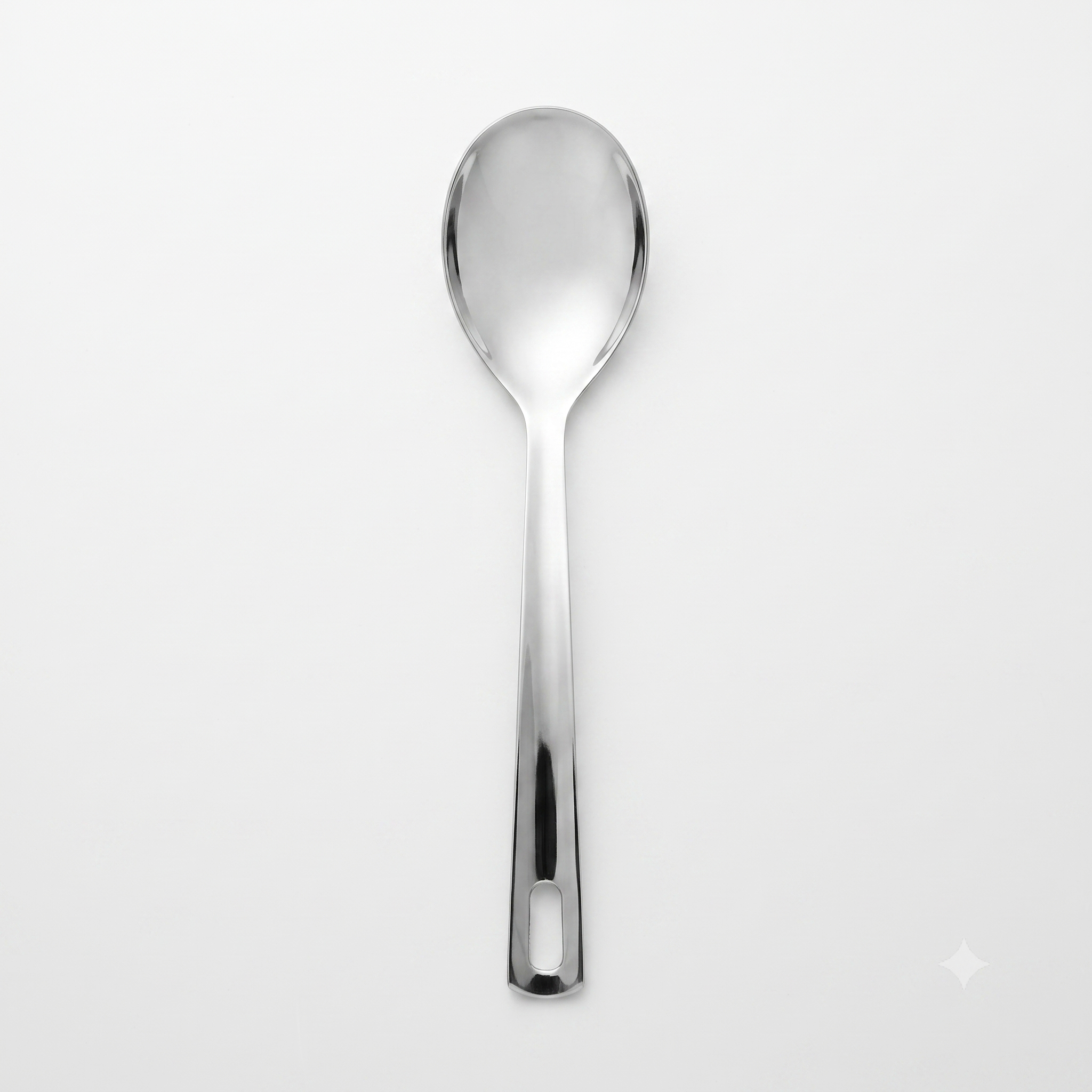 Euro Design Deluxe Oval Stainless Steel Spoon