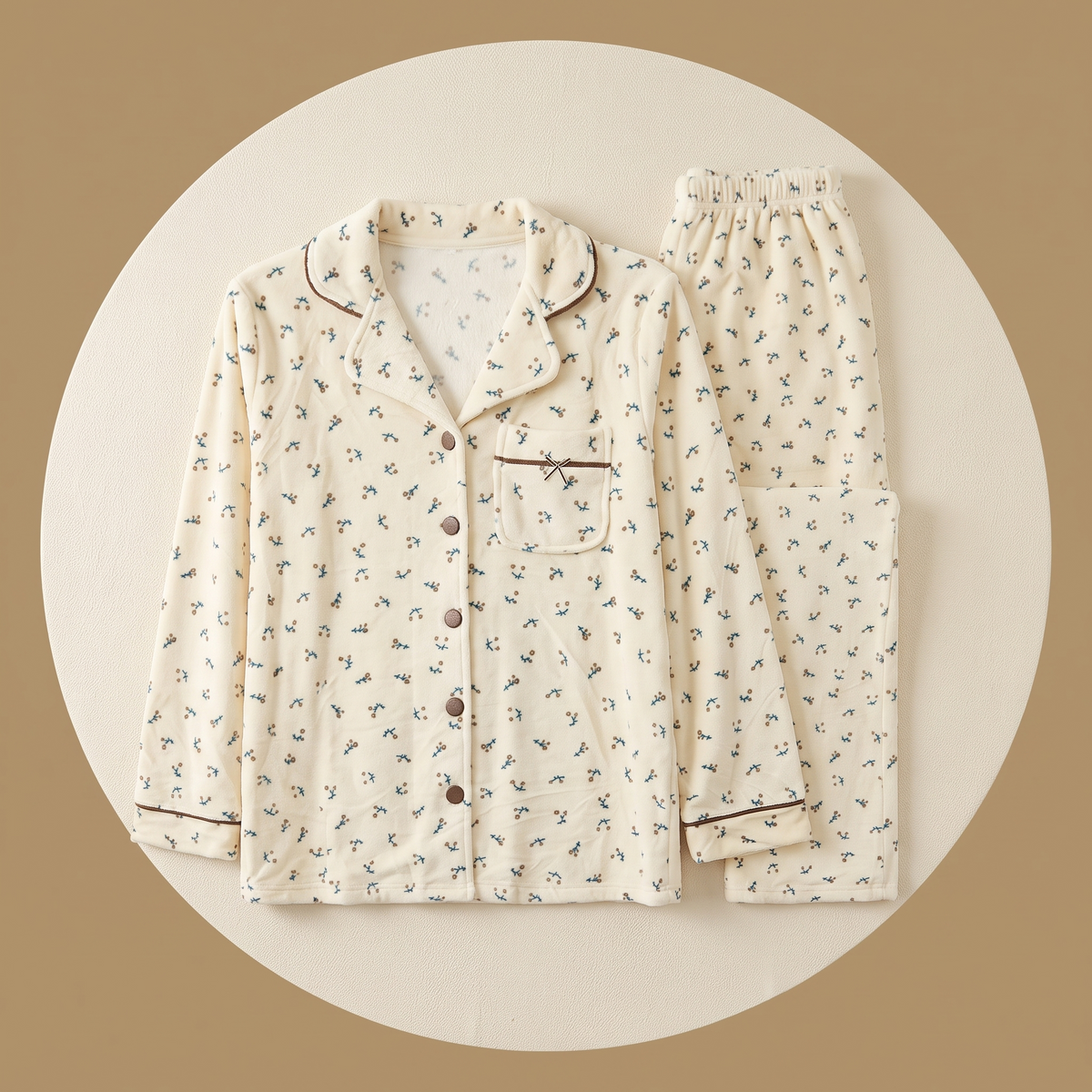 Womens Pyjama 2 Pcs 9111