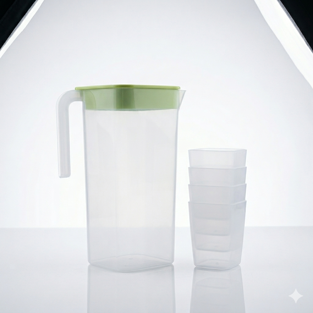 Large plastic pitcher