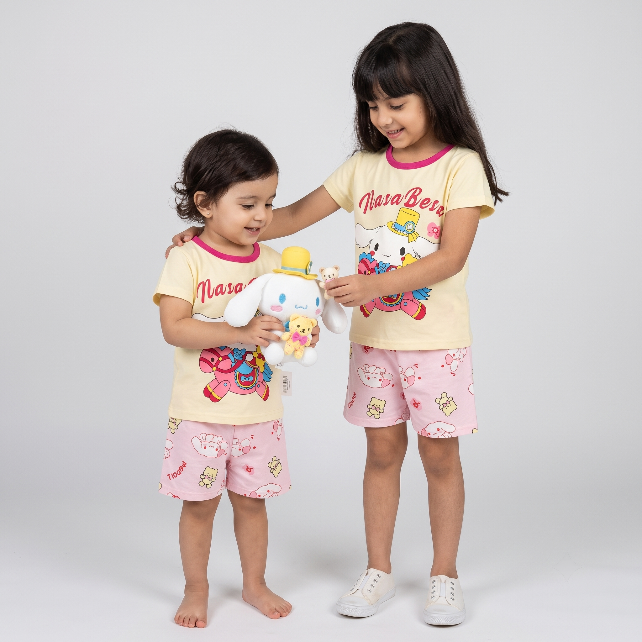 Nasa Besa Yellow H/S Short Set
