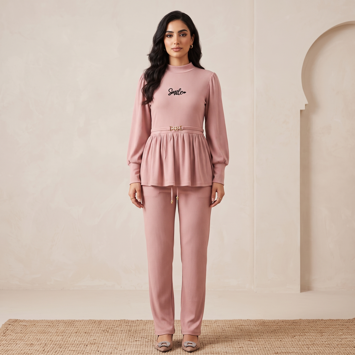 Womens Winter Pajama 2Pcs YA10018D