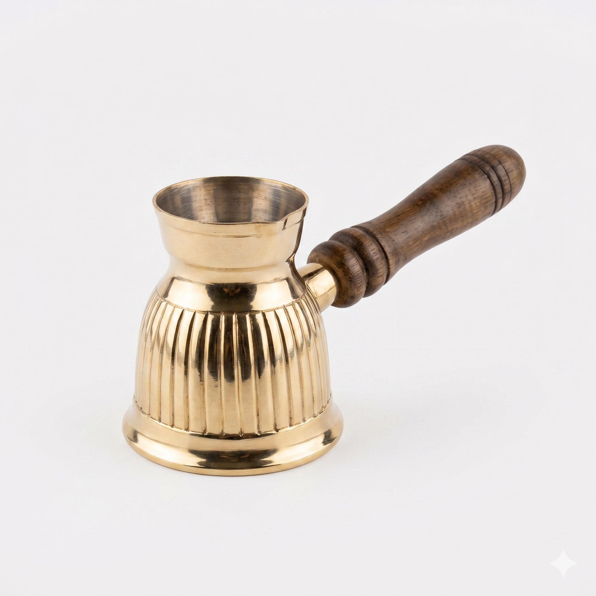 Copper hammered gold coffee pot number 2