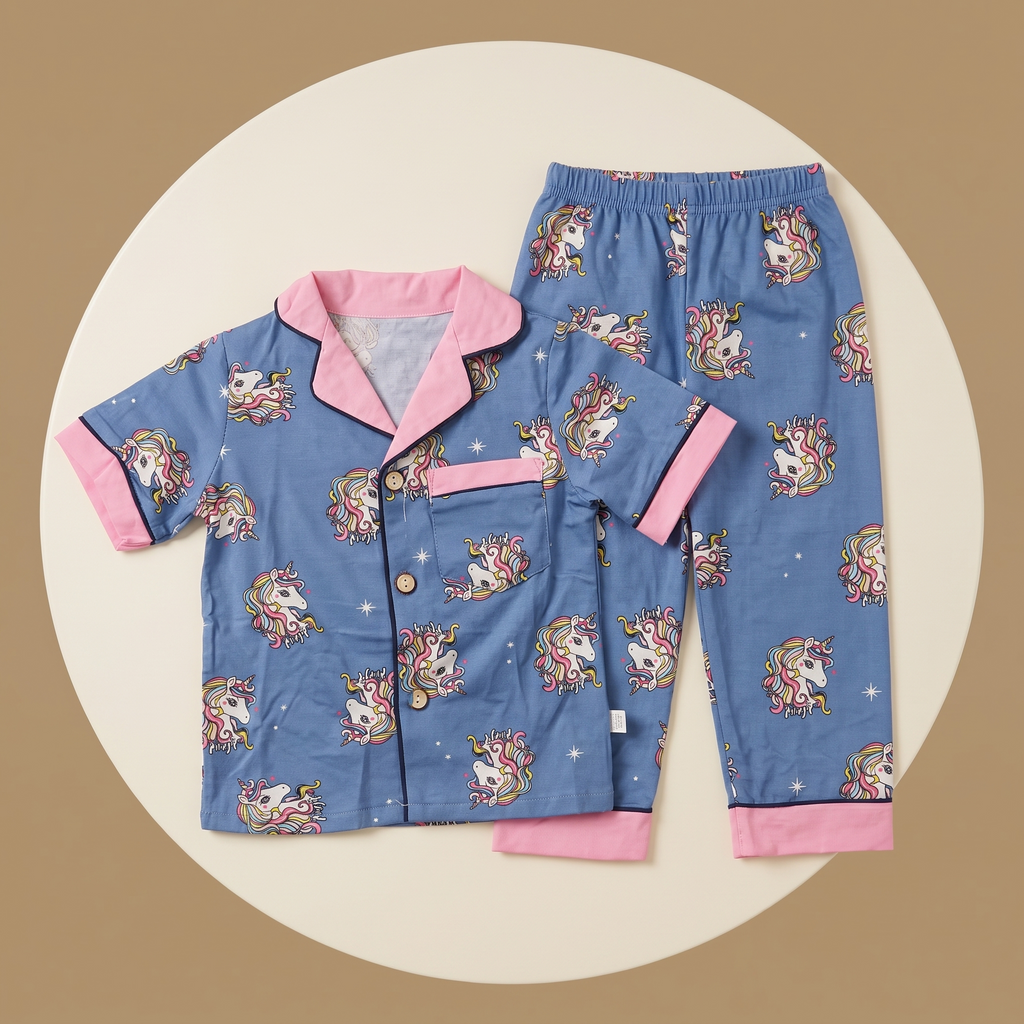 Magic Unicorn Kids H/S Pajamas