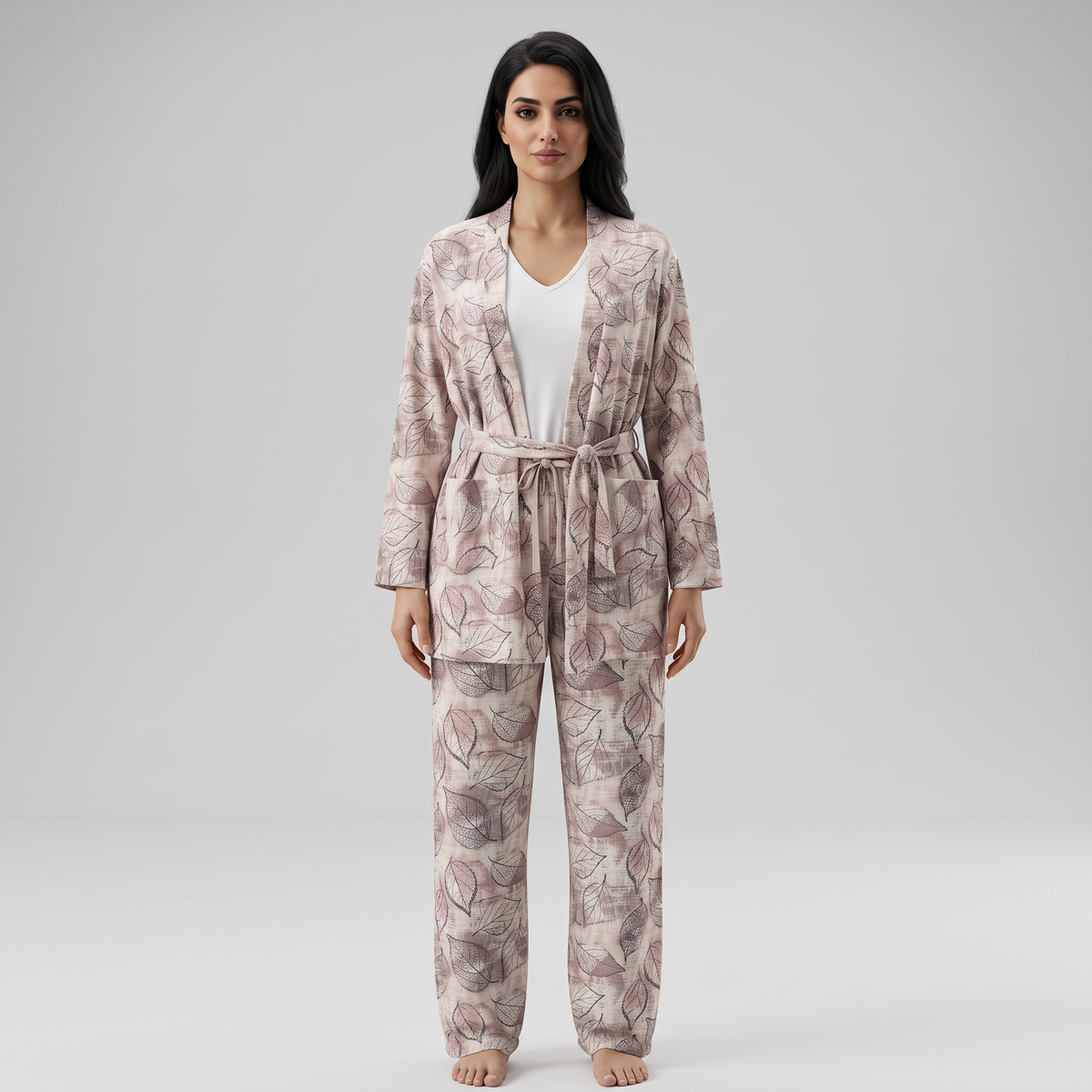 Womens Pyjama 3 Pcs 9132