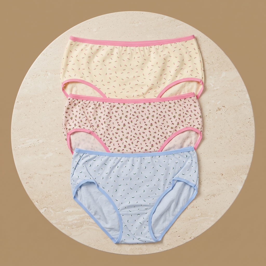Womens Underwear 3Pcs Set Jumbo 1011-1