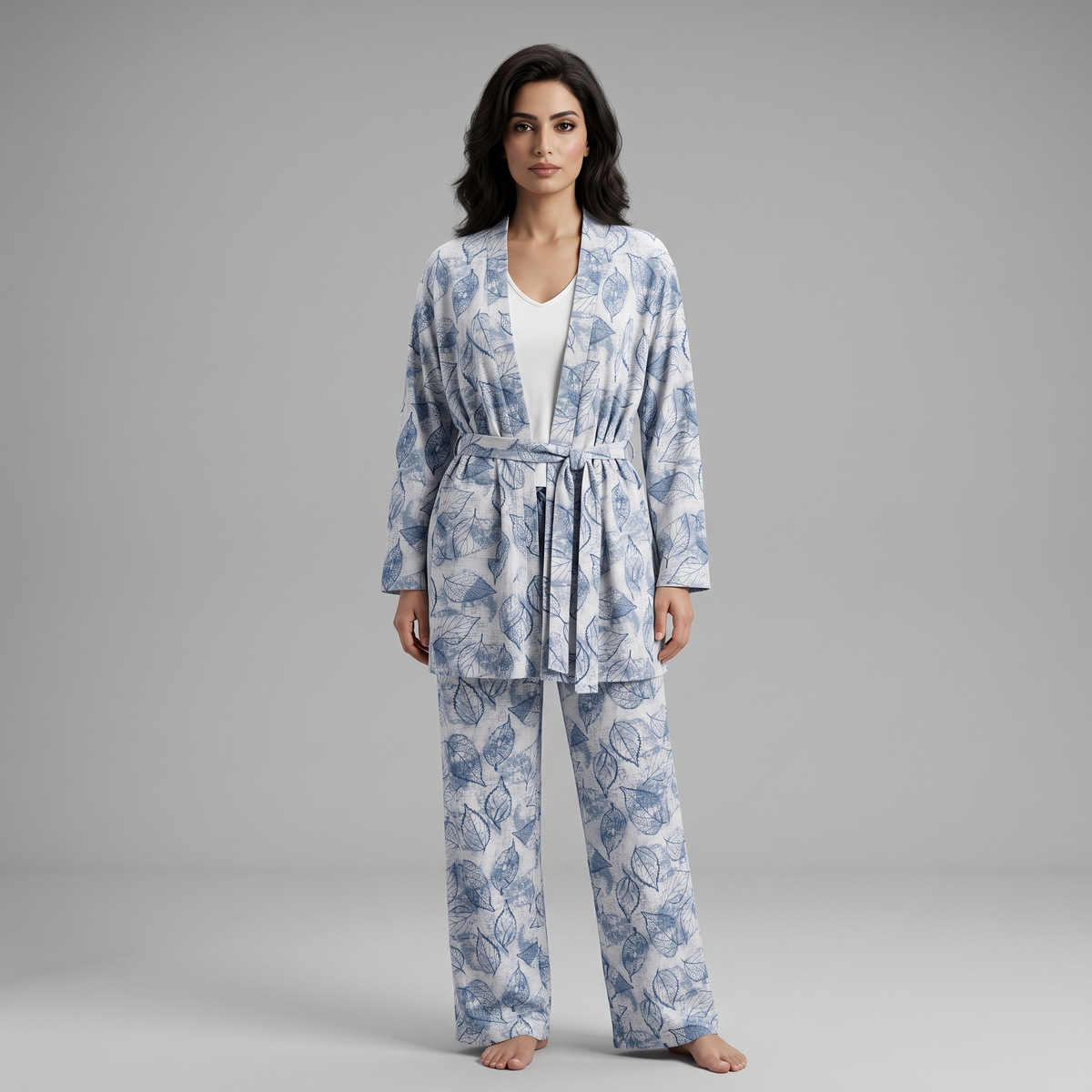 Womens Pyjama 3 Pcs 9132