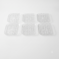 Plain cake plates set 6pcs